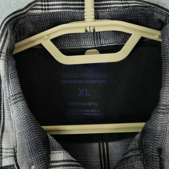 Wrangler Premium Performance Pearl Snap Western Shirt Mens XL Advance Comfort - Picture 7 of 11